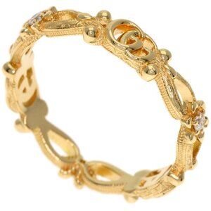 Gucci Flora Diamond Ring 18K Yellow Gold